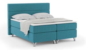 Čalouněná postel IMPERIA včetně úložného prostoru 140x200 Modrá