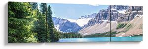Obraz Alpského jezera (170x50 cm)