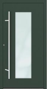 Hliníkové vchodové dveře FM Turen Premium P90 M08 zelená RAL6009