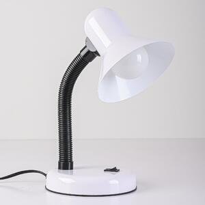 Stolní lampa Mentor, 1x bílé stínítko, w