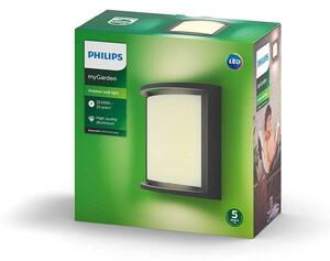 Philips LED Venkovní nástěnné svítidlo Samondra 17391/93/P0 antracit 2700K