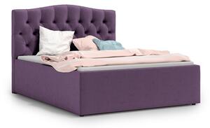 Čalouněná postel RIVA 180x200 cm Fialová