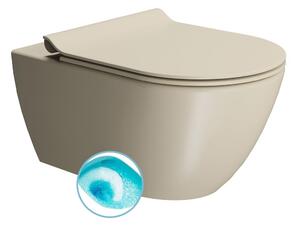 GSI GSI, PURA závěsná WC mísa, Swirlflush, 55x36 cm, creta dual-mat, 881508