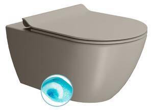 GSI GSI, PURA závěsná WC mísa, Swirlflush, 55x36 cm, tortor dual-mat, 881505