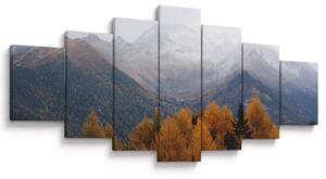 Obraz - Výhled na hřebeny hor (210x100 cm)
