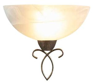 Lindby - Mohija Nástěnné Svítidlo Alabaster White/Antique Gold