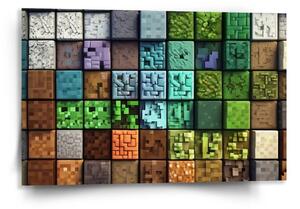 Sablio Obraz Blocks Abstract - 120x80 cm