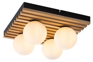 Stropní svítidlo 4x G9 drevo IP20 Rabalux NOXELLE 71462