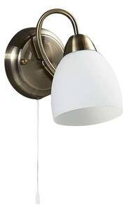 Lindby - Mael Nástěnné Svítidlo White/Antique Brass