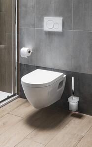 Aqualine NERA závěsná WC mísa, 35,5x50 cm, bílá
