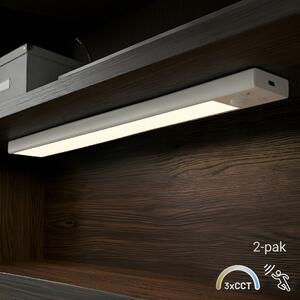 LED svítidlo Viro, 1x LED 1w, 3000-6500k, 3CCT, (30 cm), senzor pohybu a soumraku, w, sada 2ks