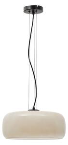 LED závěsné svítidlo šedobéžové se skleněným stínidlem ø 38 cm Reig – Kave Home