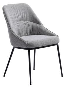 Šedé jídelní židle v sadě 2 ks Meridian – Unique Furniture