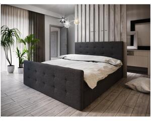 Čalouněná postel VASILISA I 140x200, antracit