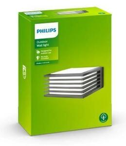 Venkovní nástěnné svítidlo Philips Shades 8719514385382 E27 1x42W IP44 230V antracitové
