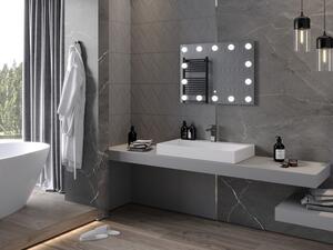 Mexen Dona podsvícené koupelnové zrcadlo 80 x 60 cm, LED 6000K, ventilátor