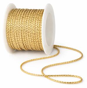 Golden Twist Luxe 2mm – Lurexový zlatý provázek 2mm x 3m (5,-Kč/m)