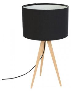 Černá stolní lampa Zuiver Tripod Wood