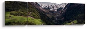 Obraz - Údolí pod horami (170x50 cm)