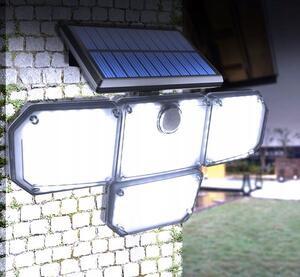 Izoxis 20224 Solární 171 LED osvětlení s PIR čidlo pohybu / soumraku