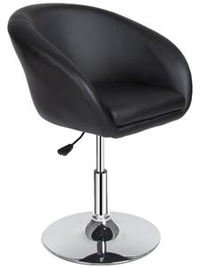 Tectake 401573 barová židle bernhard - černá