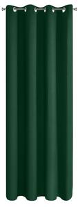 Zelený zatemňovací závěs na kroužcích LOGAN 140x270 cm