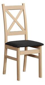 Jídelní židle Kasper dub sonoma, černá