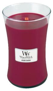 Aromatická svíčka váza, WoodWick Black Cherry, hoření až 120 hod