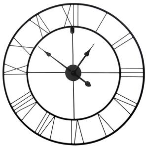 Tutumi, kulaté nástěnné hodiny 80 cm CFZL-CL-80, černá, ZEG-02800