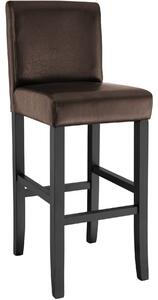 Tectake 400552 barová židle dřevěná - hnědá