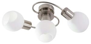 Lindby - Ciala 3 Stropní Lampa White/Nickel