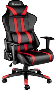 Tectake 402030 kancelářská židle racing - černá/červená