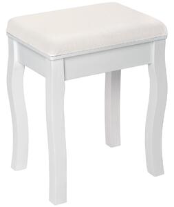 Tectake 402073 toaletní stolička barok - bílá
