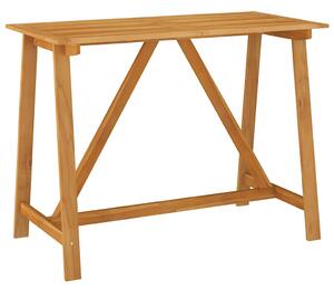 Zahradní barový stůl 140 x 70 x 104 cm masivní akáciové dřevo 312409