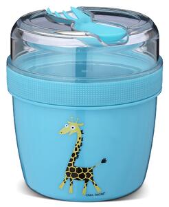 N'ice Cup™ lunch box Carl Oscar® tyrkysová žirafa 0,6 l + 0,3 l