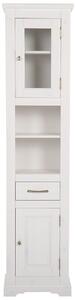 CMD COMAD - Koupelnová skříňka vysoká Romantic - bílá - 45x190x30 cm