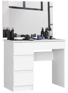 Toaletní stolek se zrcadlem T-6/SL 900x600 levý, bílý
