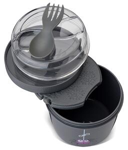 N'ice Cup™ lunch box Carl Oscar® šedá pavouk 0,6 l + 0,3 l