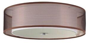 Lindby - Tobia Stropní Lampa Brown/White/Chrome