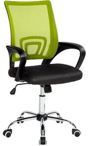 Tectake 401790 kancelářská židle marius - černá/zelená