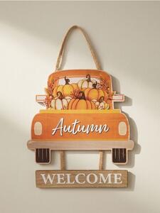 Sinsay - Nástěnná dekorace – auto s nápisem „Autumn Welcome” - vícebarevná