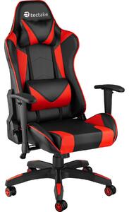 Tectake 403207 kancelářská židle twink - černá/červená
