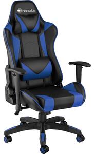 Tectake 403208 kancelářská židle twink - černá/modrá