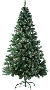 Tectake 402822 umělý vánoční stromek - 180 cm,705 konečky a šišky zelené