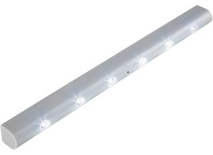 Tectake 401514 světelná led lišta svítidlo a integrovaný detektor pohybu - šedá
