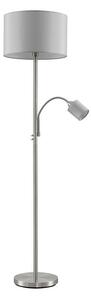 Lindby - Colima Stojací Lampa Nickel/Grey