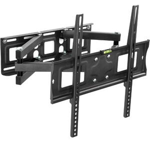 Tectake Držák TV individuálně sklopný a otočný 26"-75'' do 100kg - černá