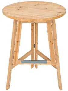 Tectake 403249 barový stolek na stání z masivu 79x110cm - hnědá