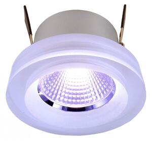 IMPR 565197X VÝPRODEJ VZORKU - Zápustné stropní svítidlo COB 68 Acryl 8W LED 227lm stříbrná - DEKOLIGHT