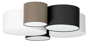 Lindby - Lettie 5 Stropní Lampa Grey/Black/White